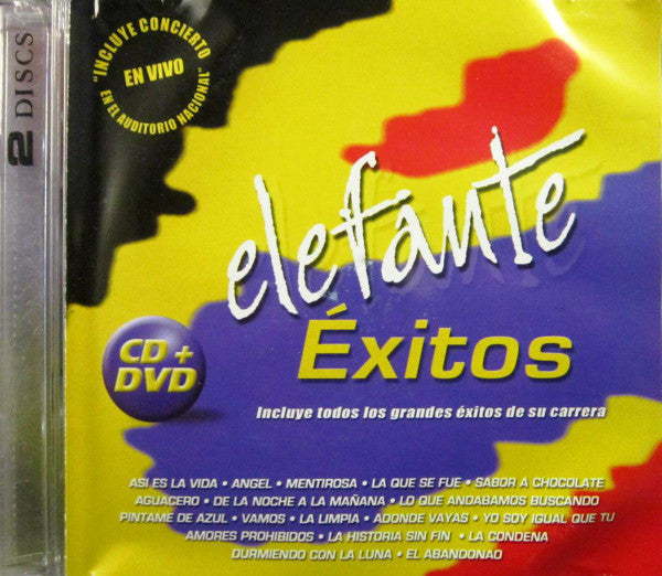 Elefante – Exitos - CD+DVD