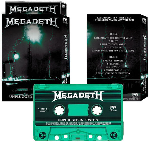 Megadeth - Unplugged In Boston- Cassette
