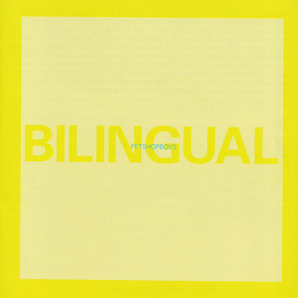 Pet Shop Boys – Bilingual - CD