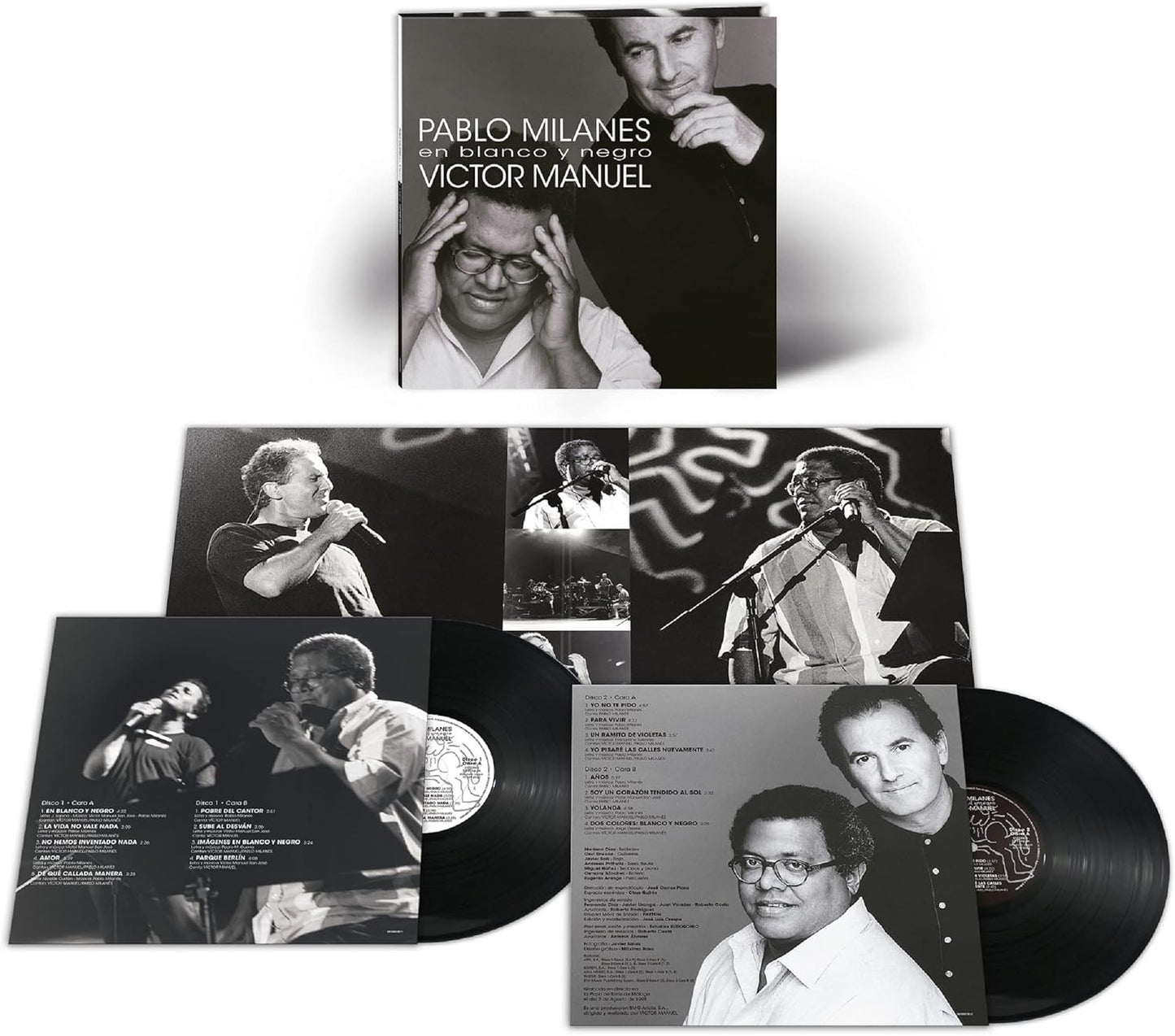 Víctor Manuel, Pablo Milanés – En Blanco Y Negro LP
