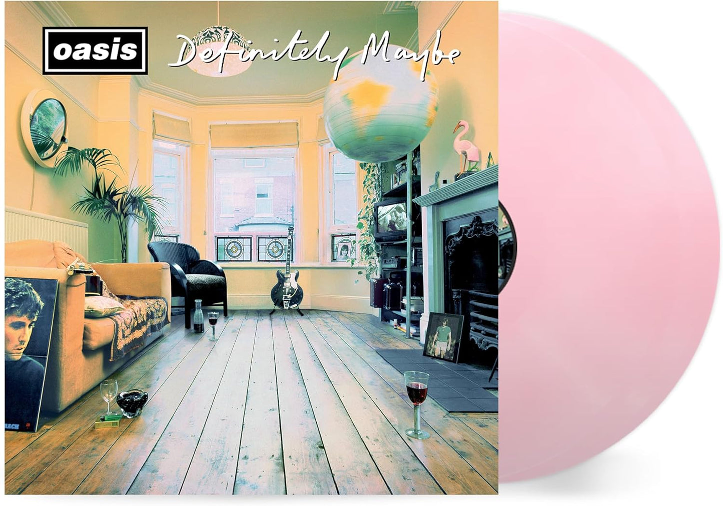 Oasis - Definitely Maybe 30Th Anniversary - LP Rosa