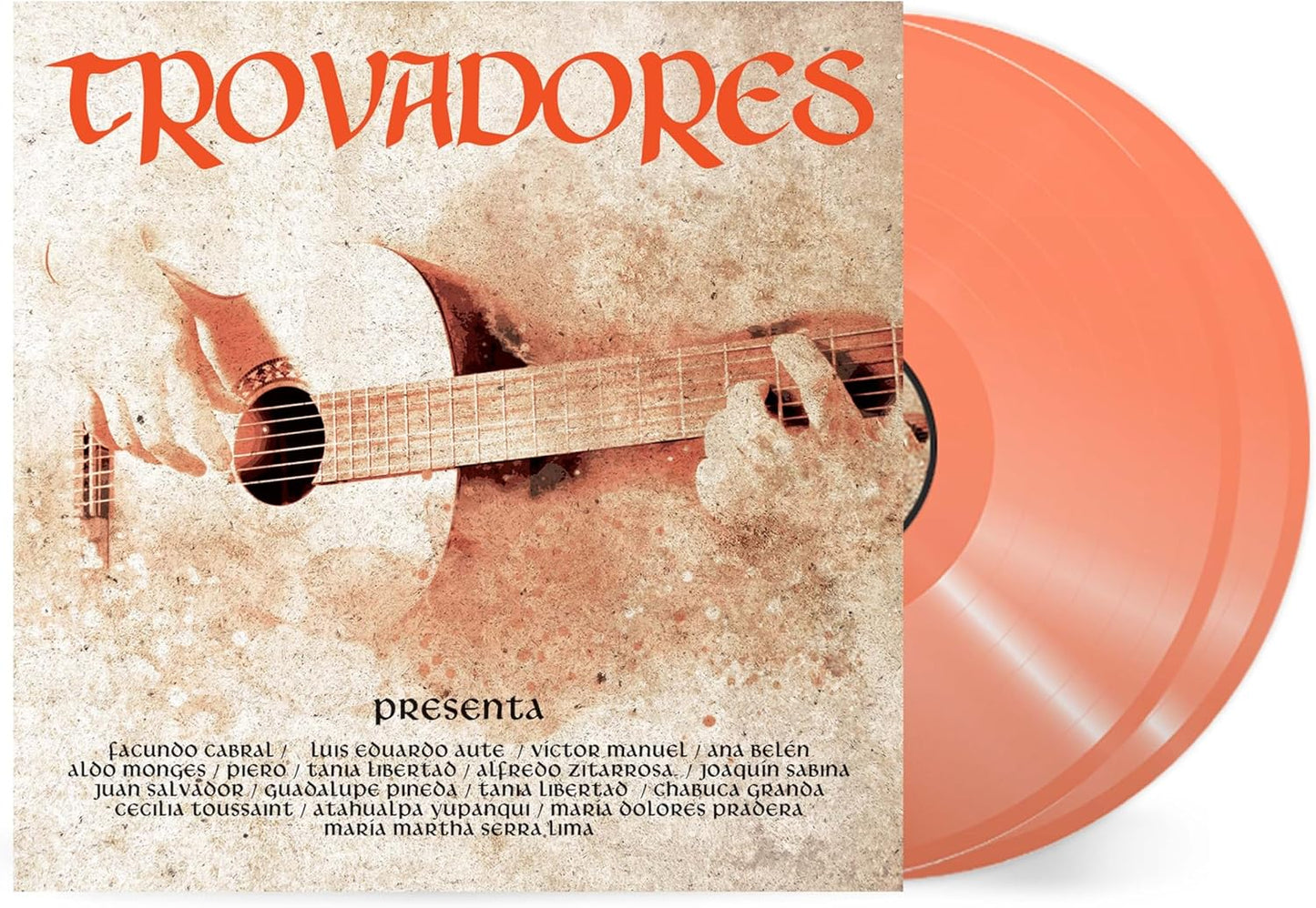 Varios Artistas - Trovadores - LP Naranja