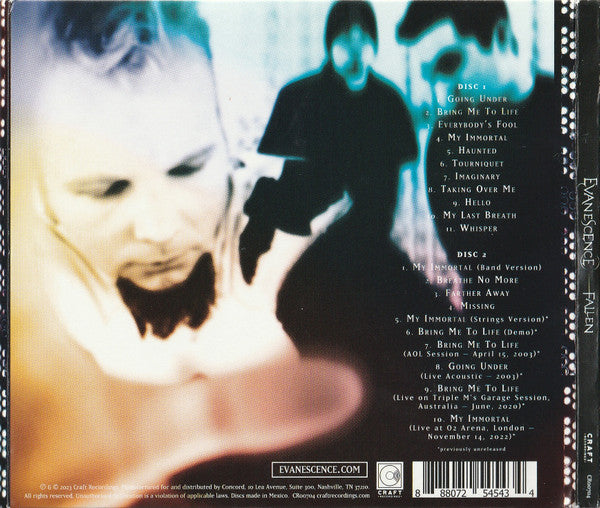 Evanescence – Fallen 20Th Anniversary - CD