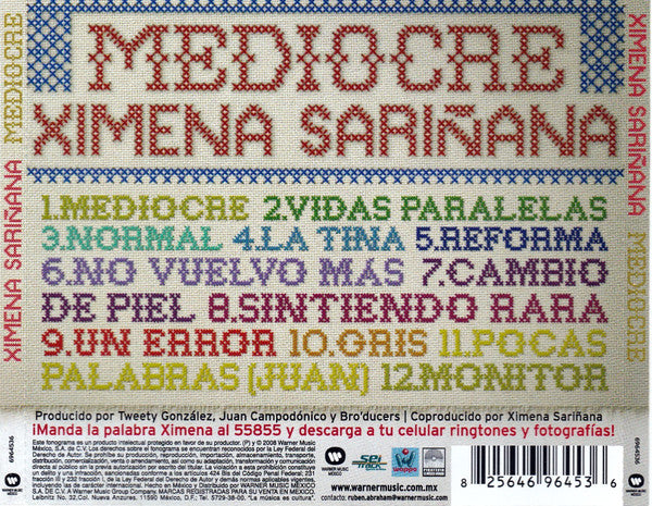 Ximena Sariñana – Mediocre - CD