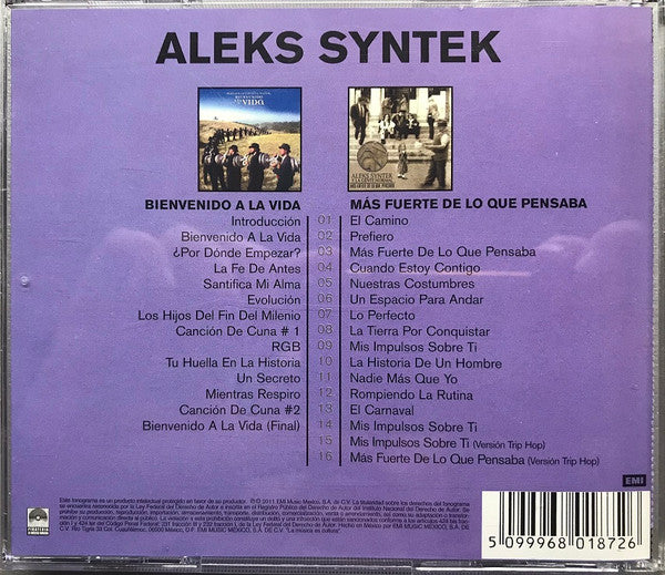 Aleks Syntek – Bienvenido A La Vida / Más Fuerte De Lo Que Pensaba CD