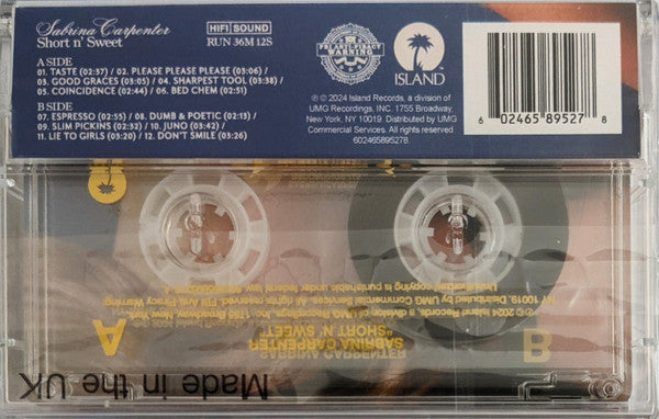 Sabrina Carpenter – Short N' Sweet - Cassette