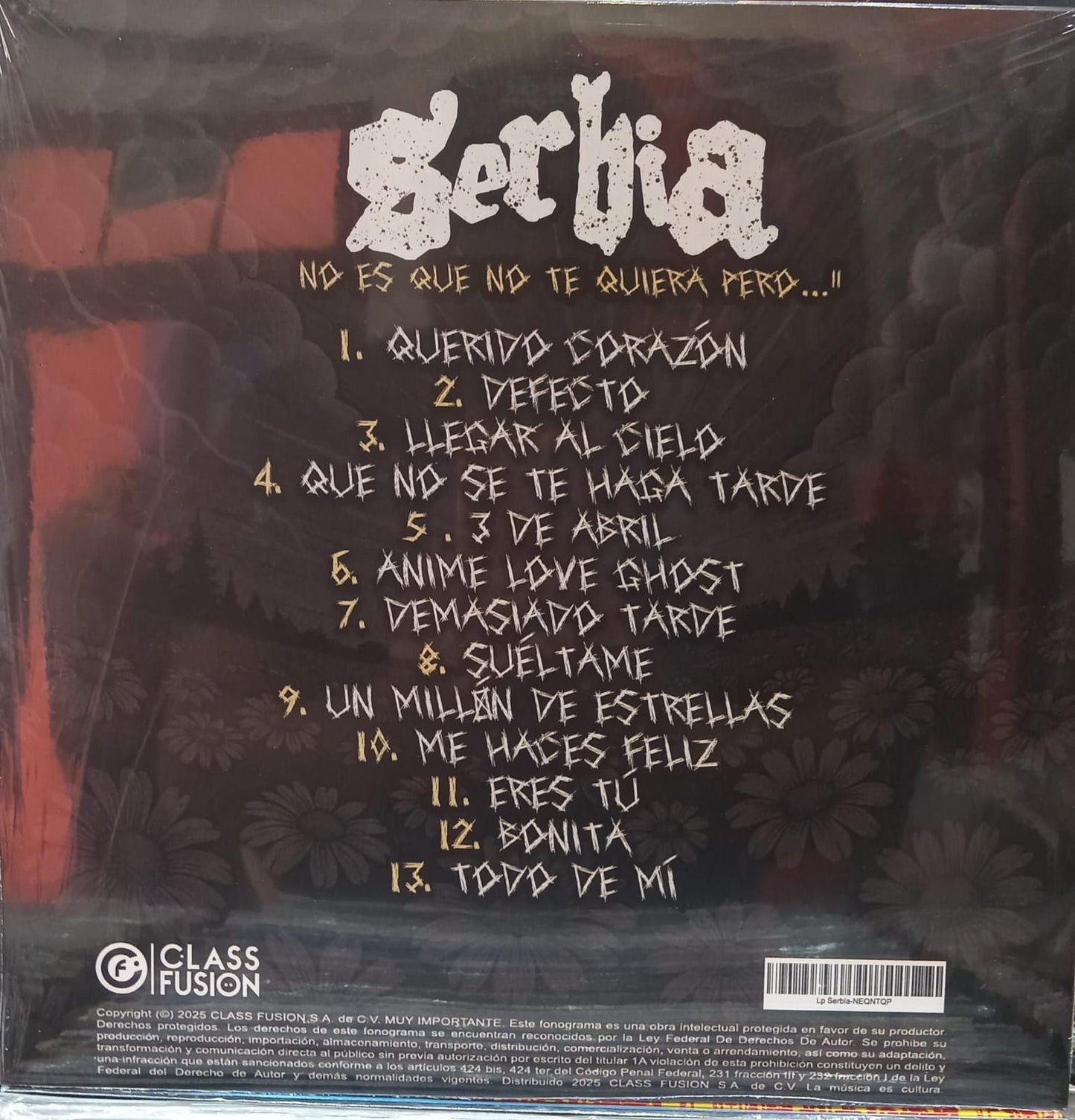 Serbia - No Es Que No Te Quiera Pero - LP