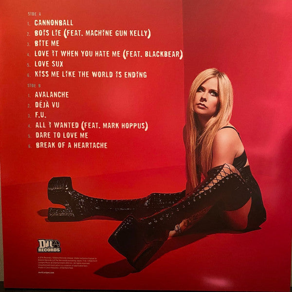 Avril Lavigne – Love Sux - LP