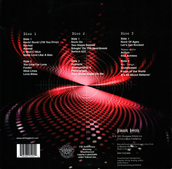 Def Leppard – Mirror Ball - Live & More LP