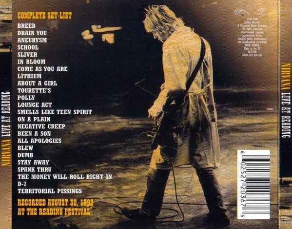 Nirvana – Live At Reading - CD