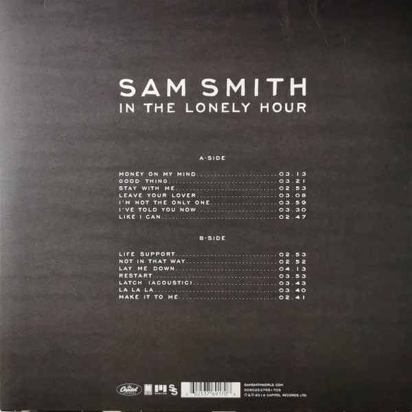 Sam Smith – In The Lonely Hour - LP