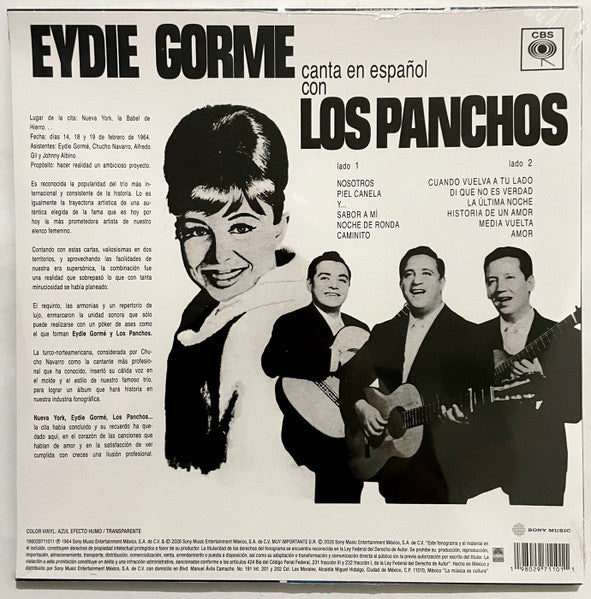 Eydie Gorme Con Los Panchos – Eydie Gorme Canta En Español Con Los Panchos - LP
