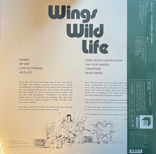 Paul McCartney And Wings – Wild Life - LP