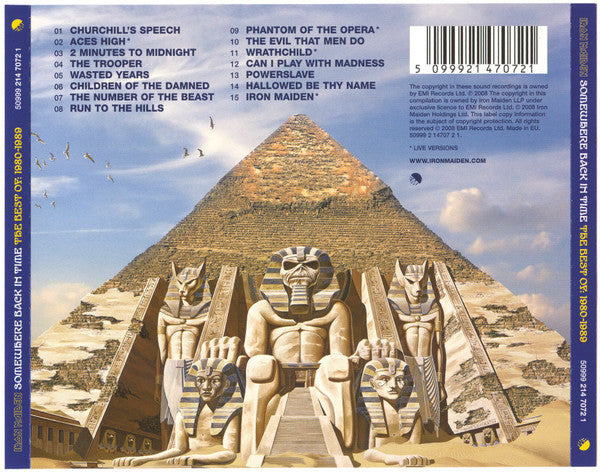 Iron Maiden – Somewhere Back In Time (The Best Of: 1980-1989) - CD