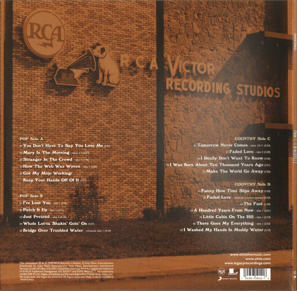 Elvis Presley – From Elvis In Nashville - LP