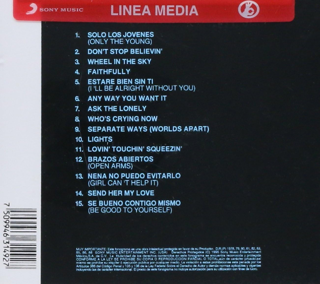 Journey – Greatest Hits CD