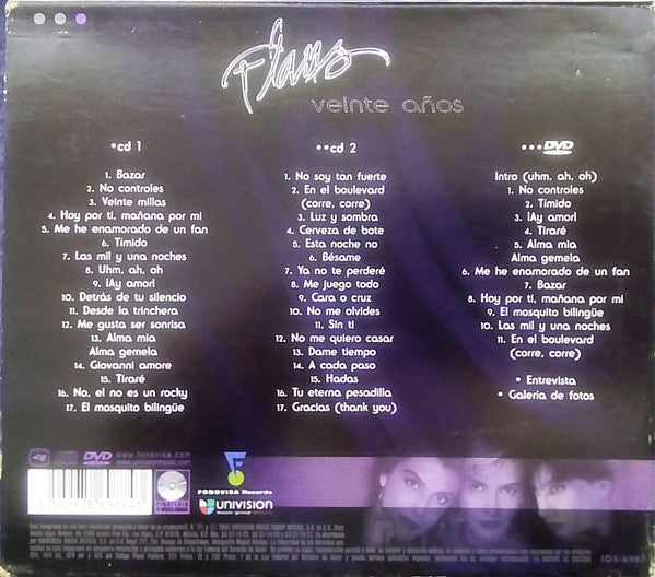 Flans – Veinte Años / 20 Años - CD+DVD