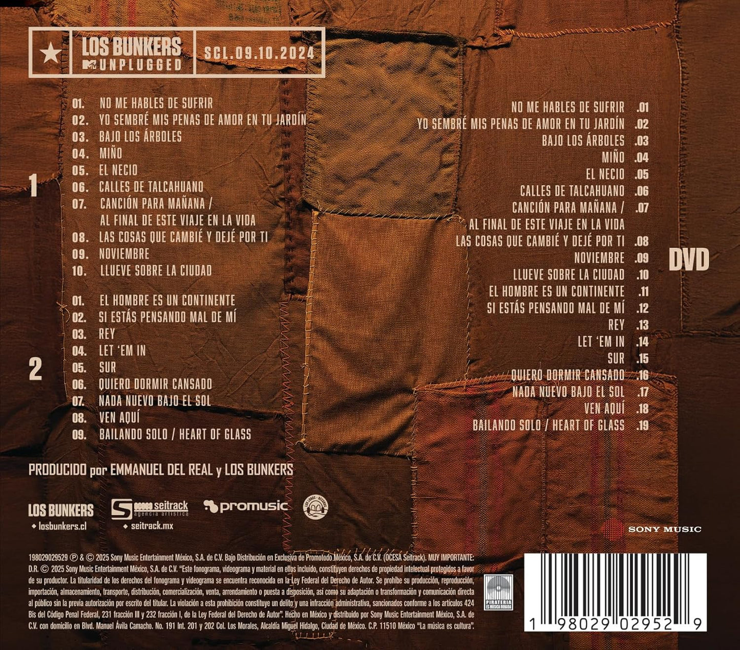 Los Bunkers - MTV Unplugged CD