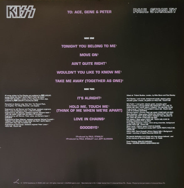 Kiss – Paul Stanley - LP