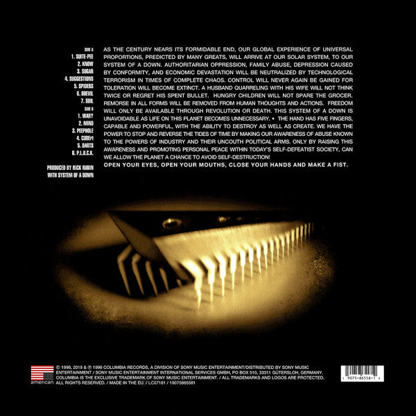 System Of A Down - Mezmerize LP