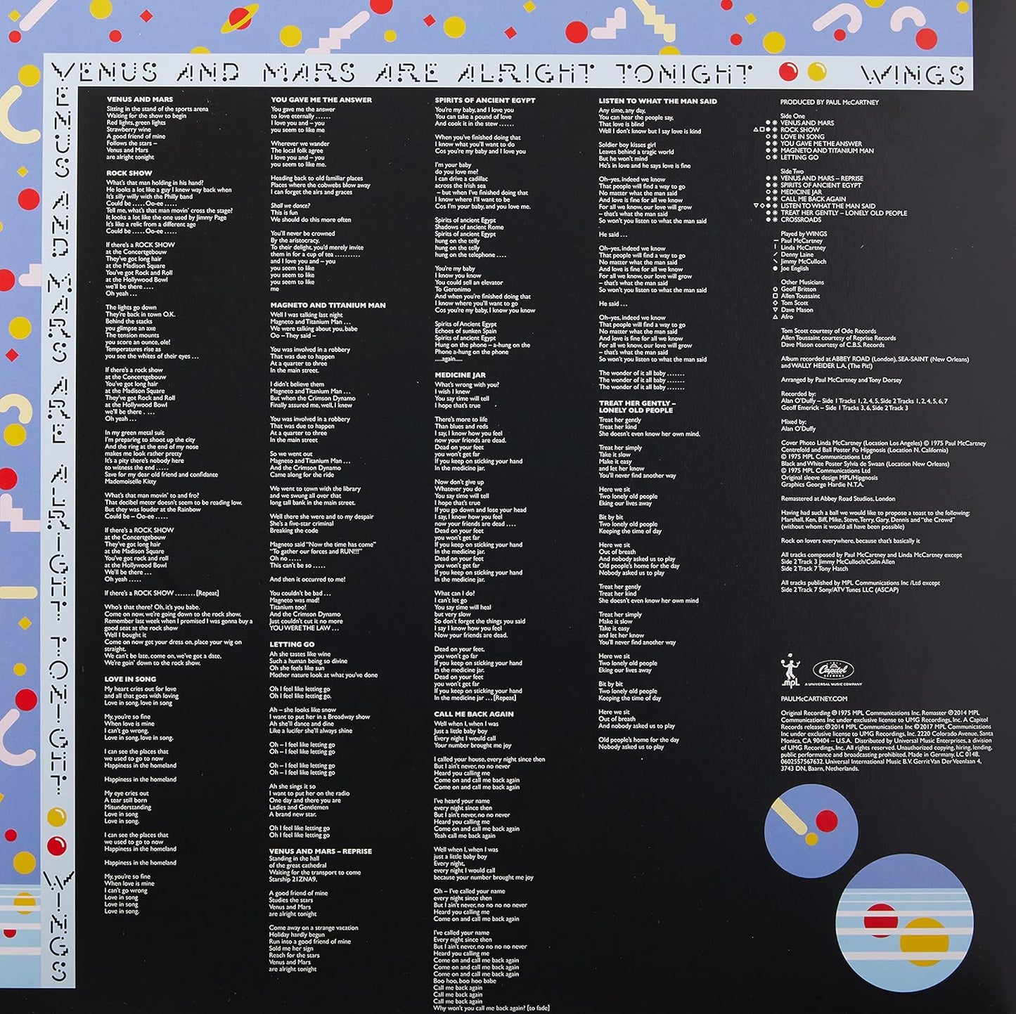 Wings – Venus And Mars LP