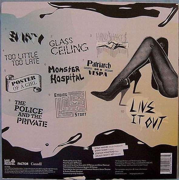 Metric – Live It Out - LP