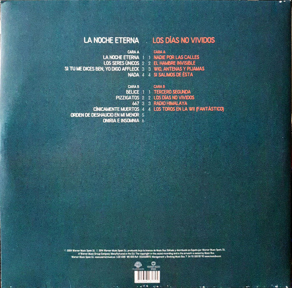 Love Of Lesbian – La Noche Eterna / Los Días No Vividos - LP+CD