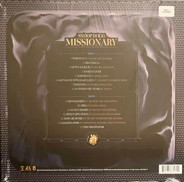 Snoop Dogg – Missionary - LP Picture Disc