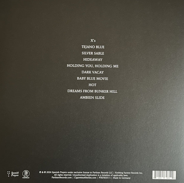 Cigarettes After Sex – X's - LP