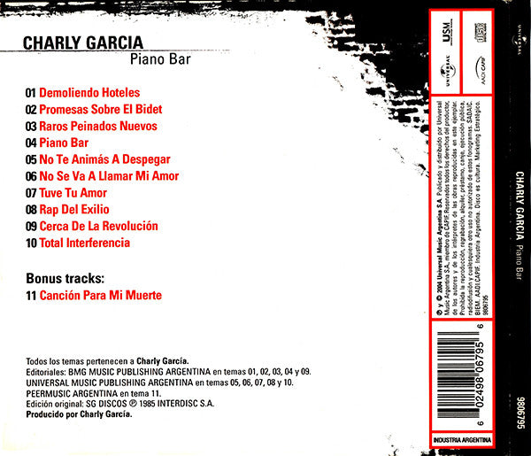 Charly Garcia – Piano Bar CD