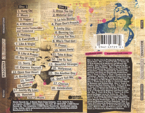 Madonna – Celebration - CD Doble