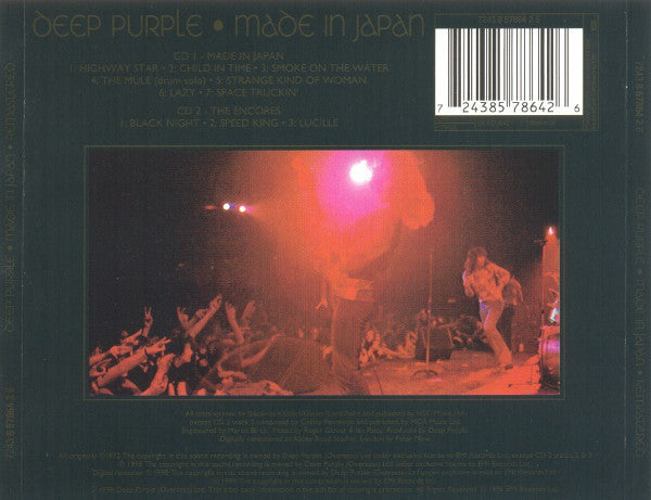 Deep Purple – Made In Japan - CD