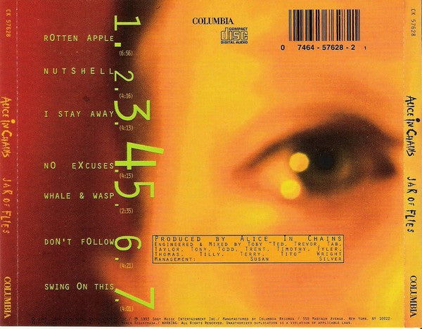 Alice In Chains – Jar Of Flies - CD