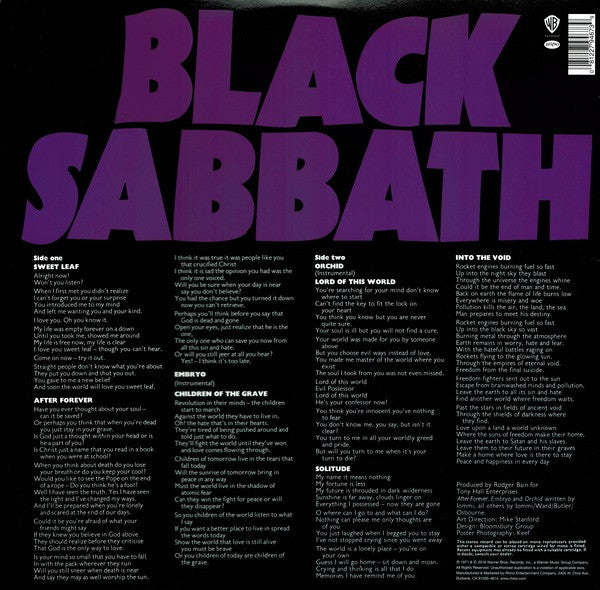 Black Sabbath – Master Of Reality - LP