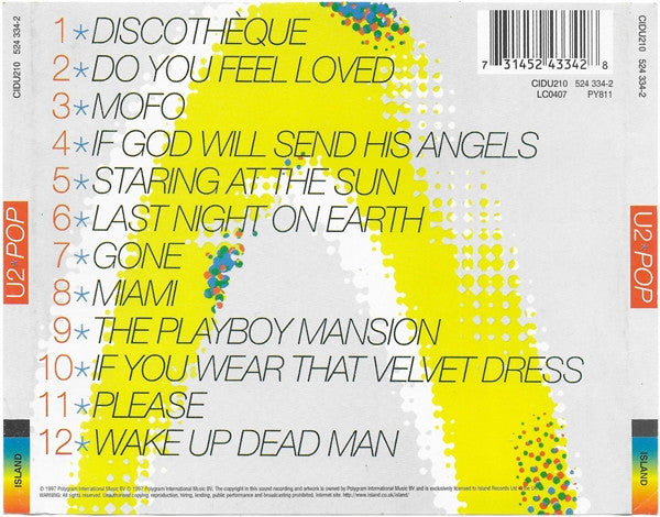 U2 – Pop - CD