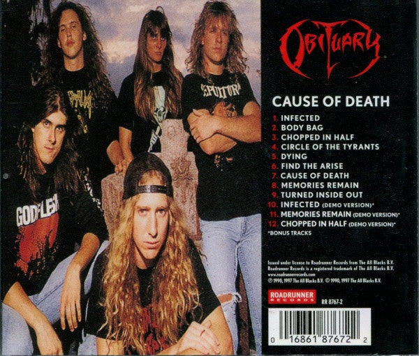 Obituary – Cause Of Death - CD