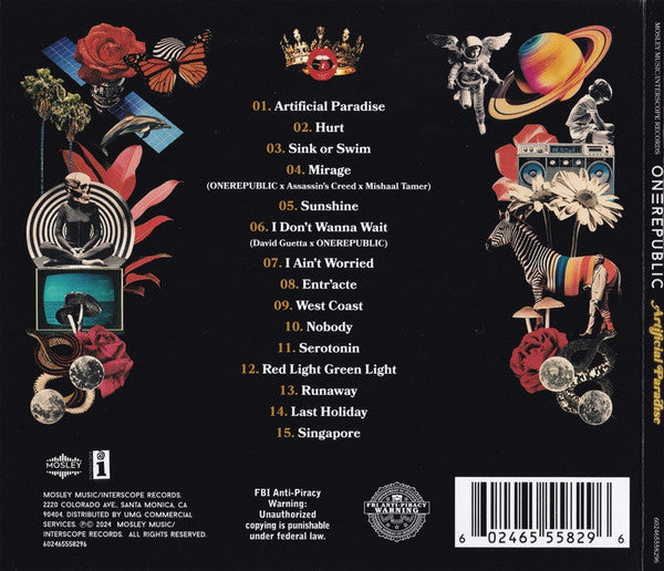 OneRepublic – Artificial Paradise - CD