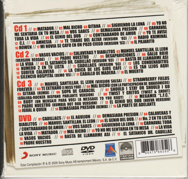 Los Fabulosos Cadillacs – Lo Esencial - Cd Triple+1 DVD