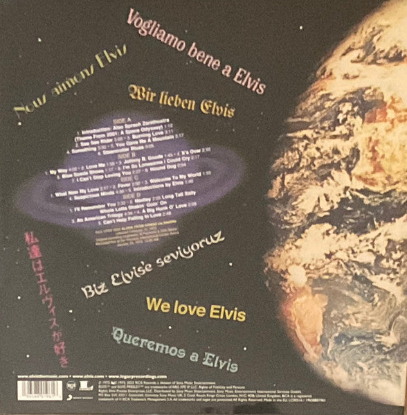 Elvis Presley – Aloha From Hawaii Via Satellite - LP