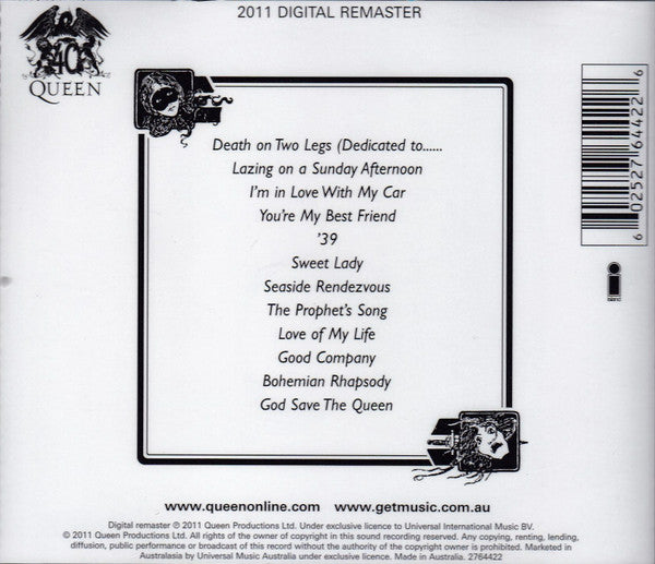 Queen – A Night At The Opera - CD