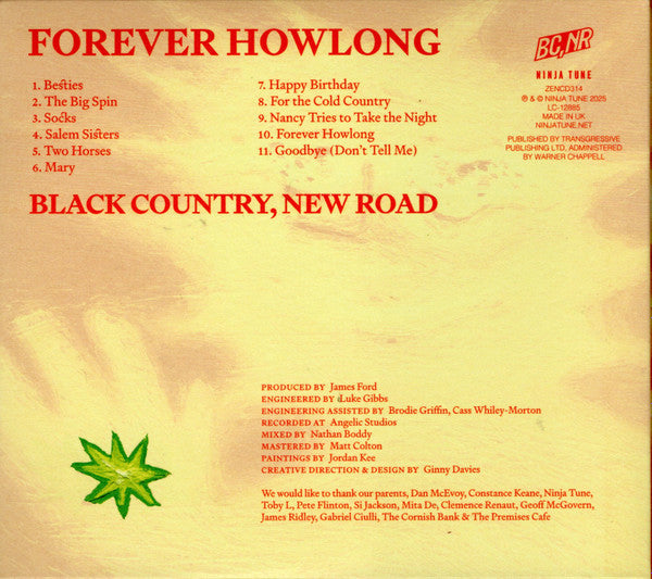 Black Country, New Road – Forever Howlong - CD