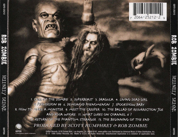 Rob Zombie – Hellbilly Deluxe - CD