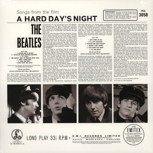 The Beatles – A Hard Day's Night - LP