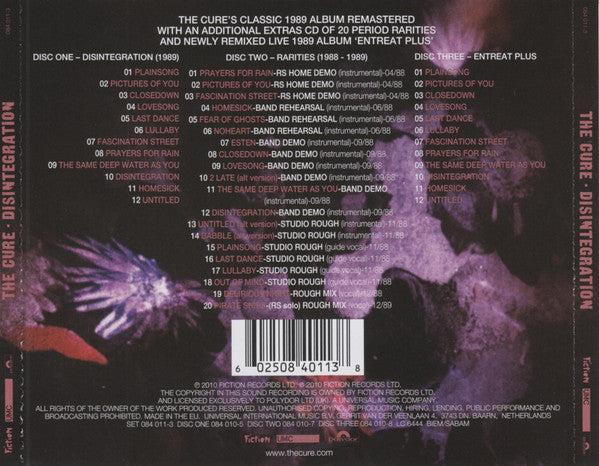 The Cure – Disintegration - CD Triple