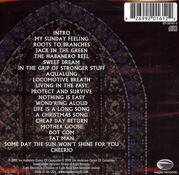 Jethro Tull – Living With The Past - CD
