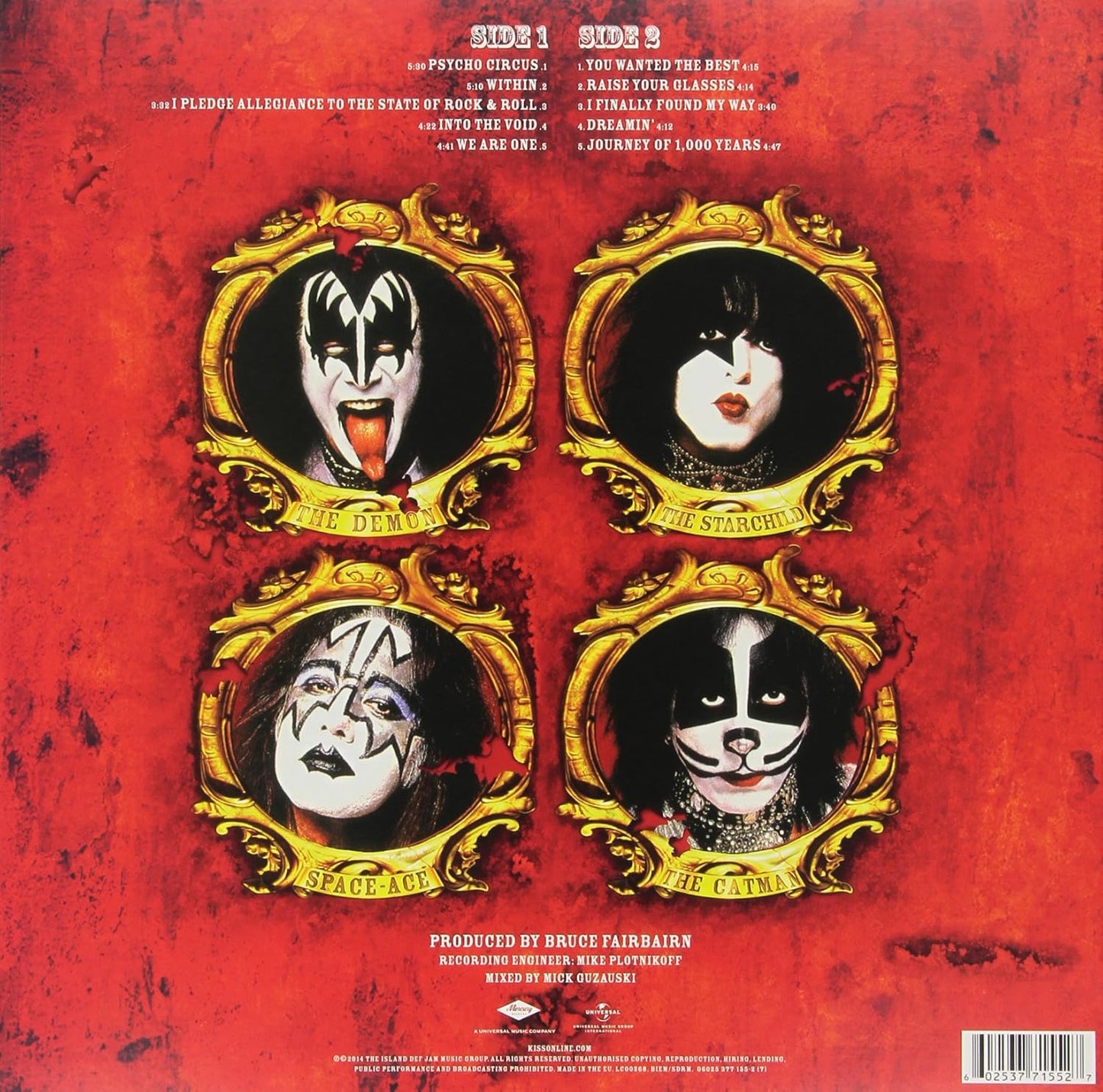 Kiss – Psycho Circus - LP