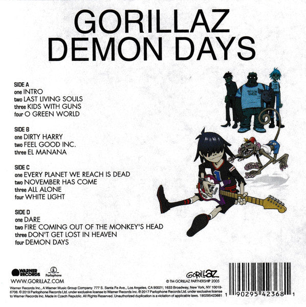 Gorillaz – Demon Days - LP Picture Disc