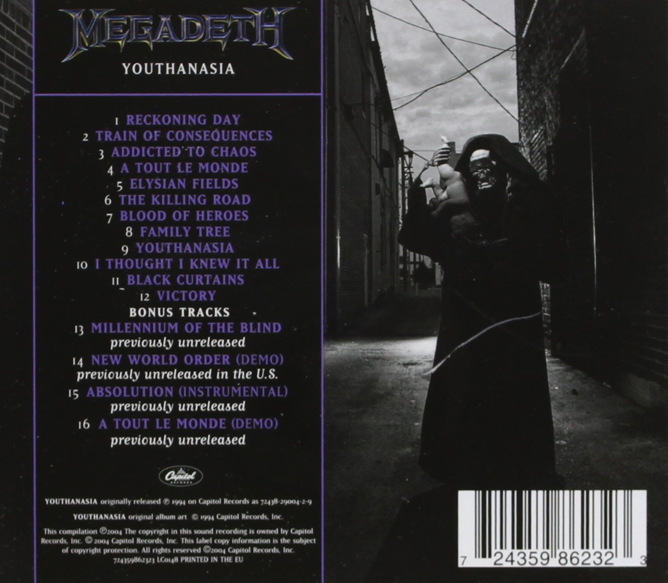 Megadeth – Youthanasia CD