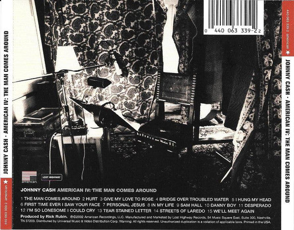 Johnny Cash – American IV: The Man Comes Around - CD