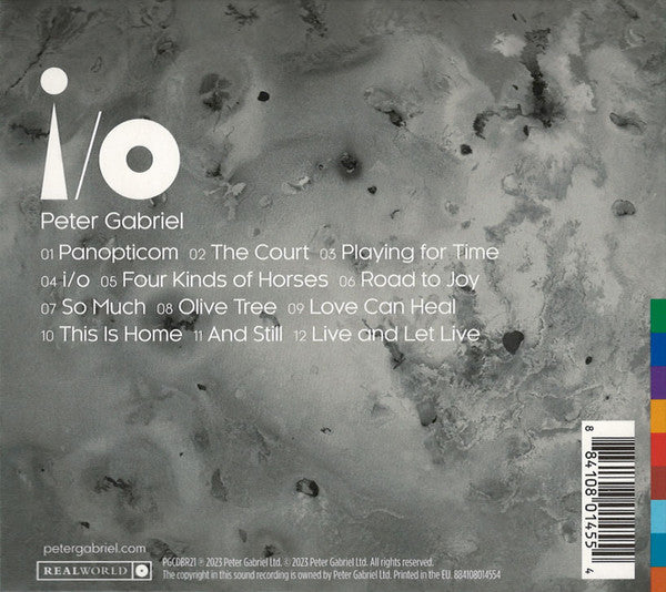Peter Gabriel – I/O CD